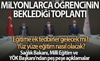 Bakan Koca: 'Okulları açık tutmak en önemli ödevimizdir'