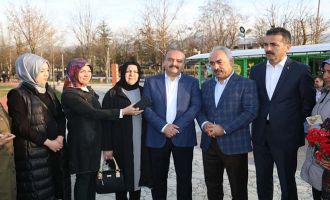 Bakan Soylu’nun yardımcısı Fatih Metin’e destek için Bolu’ya geldi