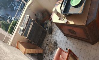 Balkonunda mangal yapan şahsa 2 bin 935 lira ceza.....