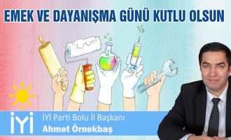 Başkan Örnekbaş; 'İşçinin alın teri kurumadan hakkı ödenmelidir'