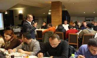 BAŞKAN ÖZCAN PTT VE KARGO ÇALIŞANLARIYLA BULUŞTU