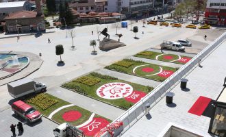 Belediye Meydanı artık daha güzel