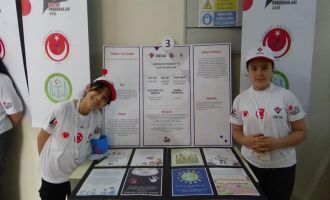 Bilim Fuarı’nda öğrencilerin hazırladığı projeler ilgi gördü……
