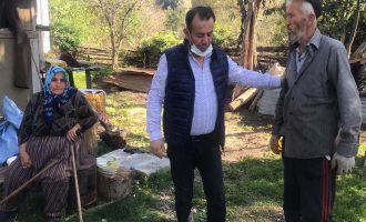 Bolu Belediye Başkanı Tanju Özcan yangın bölgesinde ; ‘Yaraları birlikte saracağız’