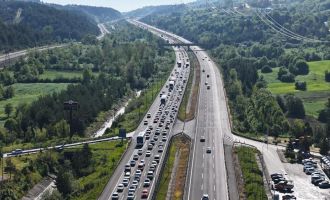 Bolu Dağı Tüneli’nden bayramda 1 milyon araç geçti
