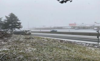 Bolu Dağı’nda yoğun kar yağışı
