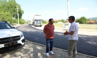 Bolu ve Seben Belediyeleri işbirliğinde, Seben’in yolları yenilendi