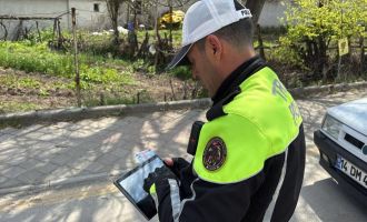 Bolu'da 3 bin sürücüye 10 milyon lira ceza....