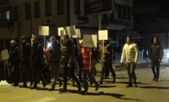 Bolu’da 6 Şubat depremlerinde hayatını kaybedenler için yürüyüş düzenlendi