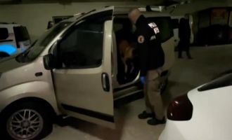 Bolu'da arabaya zulalanmış uyuşturucuyu 'Pako' buldu