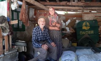 Bolu'da ayılar köylünün kabusu oldu: Düzenekle ayı kovalıyorlar....