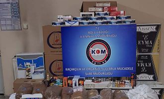 Bolu’da, bir kaçak sigara operasyonu daha…..