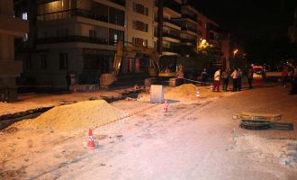 Bolu'da doğalgaz borusu patladı ....