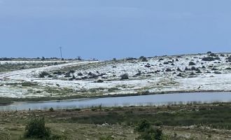 Bolu’da dolu yağışı......