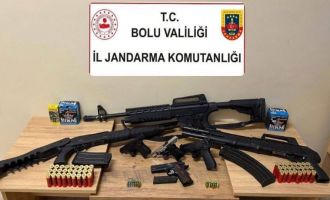 Bolu'da düğün magandalarına geçit yok: 7 silah ele geçirildi