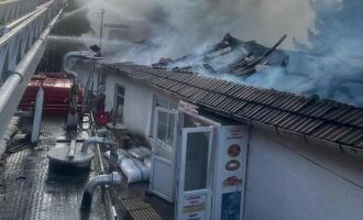 Bolu'da ekmek teknesi yanarak kül oldu.......
