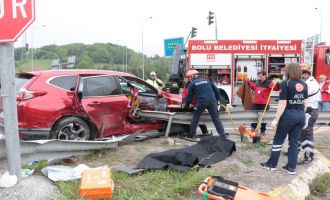 Bolu'da feci kaza: 1 ölü