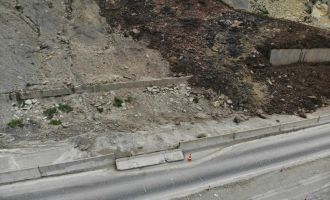 Bolu’da heyelan nedeniyle Ankara istikameti trafiğe kapatıldı