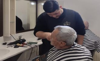 Bolu'da huzurevi sakinlerine bayram traşı.....