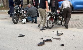 Bolu'da iki motosiklet kafa kafaya çarpıştı: 2 yaralı