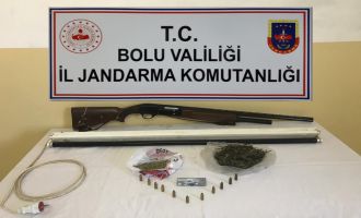 Bolu’da jandarma ekiplerinden uyuşturucu operasyonu...
