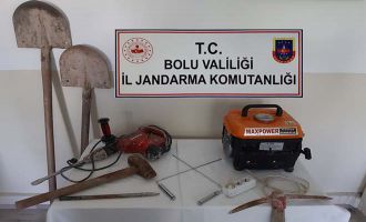 Bolu’da kaçak kazı operasyonu: 6 gözaltı...