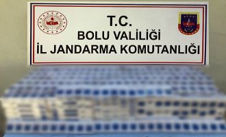 Bolu’da, kaçak sigara operasyonu: 5 gözaltı