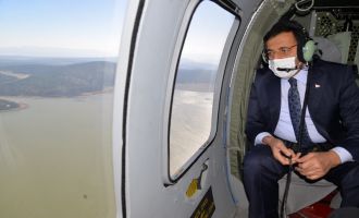 Bolu’da kaçak yapılaşma ve yangında zarar gören yerler havadan denetlendi