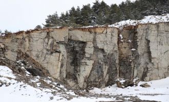 Bolu’da, milyonlarca yıl öncesine ait lav gölü kalıntıları bulundu