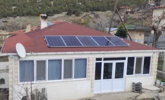 Bolu’da orman köylüsü enerjisini güneşten sağlıyor....