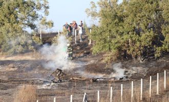 Bolu’da ot yangını ormana sıçramadan söndürüldü...