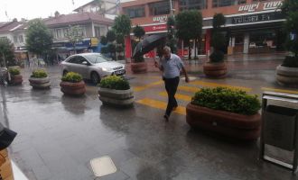 Bolu’da sağanak etkili oluyor.....