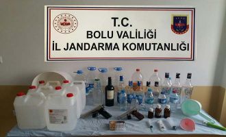 Bolu’da sahte içki imalathanelerine operasyon: 7 gözaltı