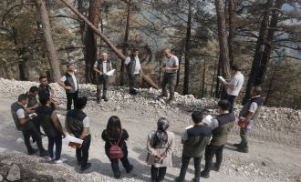 Bolu’da yanan ormanların yaraları sarılıyor…..