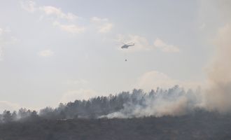 Bolu’da yangın 40 hektarlık alanda etkili oluyor............