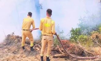 Bolu'daki orman yangını 3'ncü gününde....