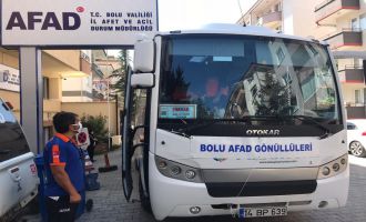 Bolu’dan sel bölgesi Bozkurt’a 24 AFAD gönüllüsü yola çıktı