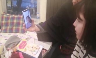 Bolulu 8 yaşındaki Defne’nin yardım kutusu Malatyalı depremzede akranına ulaştırıldı