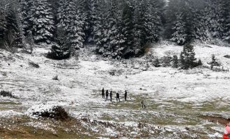 Bolu’nun yüksek kesimleri beyaz örtüyle kaplandı.....