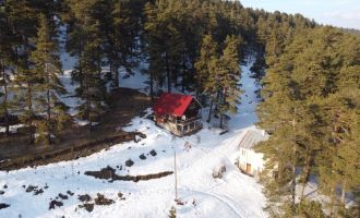 Bolu'nun yüksek kesimlerinde karlar erimeye başladı