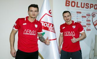 Boluspor, Vukadinovic ve Matic Fink'i renklerine bağladı