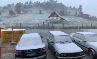 Bolu’ya Haziran ayında kar yağdı