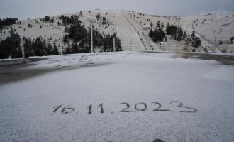 Bolu'ya mevsimin ilk karı yağdı……