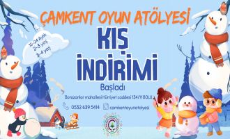 ÇAMKENT OYUN ATÖLYESİ’NDE KIŞ İNDİRİMİ BAŞLIYOR ! 