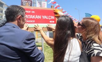 Çekmeköy'deki bir caddeye Kartalkaya yangınında hayatını kaybeden Prof. Dr. Atakan Yalçın'ın ismi verildi