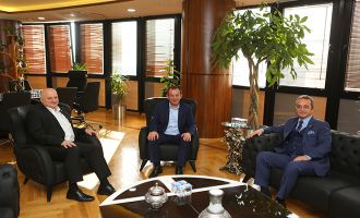 CHP’nin iki önemli isminden Başkan Özcan’a ziyaret