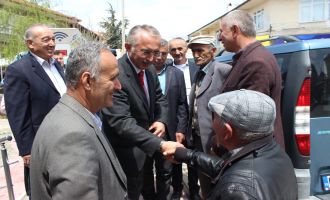 Coşkunyürek vatandaşlar tarafından büyük ilgiyle karşılandı