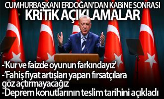 Cumhurbaşkanı Erdoğan 'Kur ve faizde oyunun farkındayız'