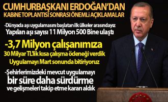Cumhurbaşkanı Erdoğan: 'Şehirlerimizdeki mevcut uygulamayı bir süre daha sürdürme kararı aldık'