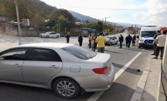 D-100 Karayolunda kaza: 3 yaralı......